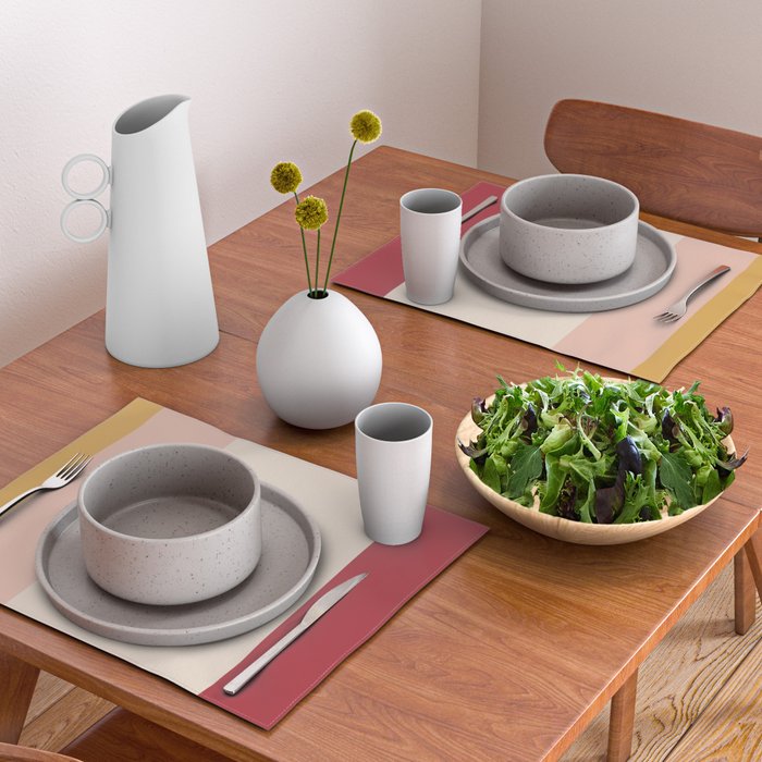 Contemporary Color Block II Placemat Gallery Image 2