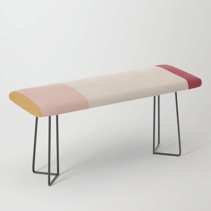 Contemporary Color Block II Bench Gallery Image 1