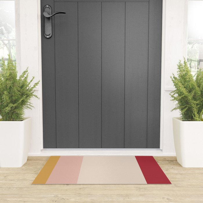 Contemporary Color Block II Welcome Mat Gallery Image 3