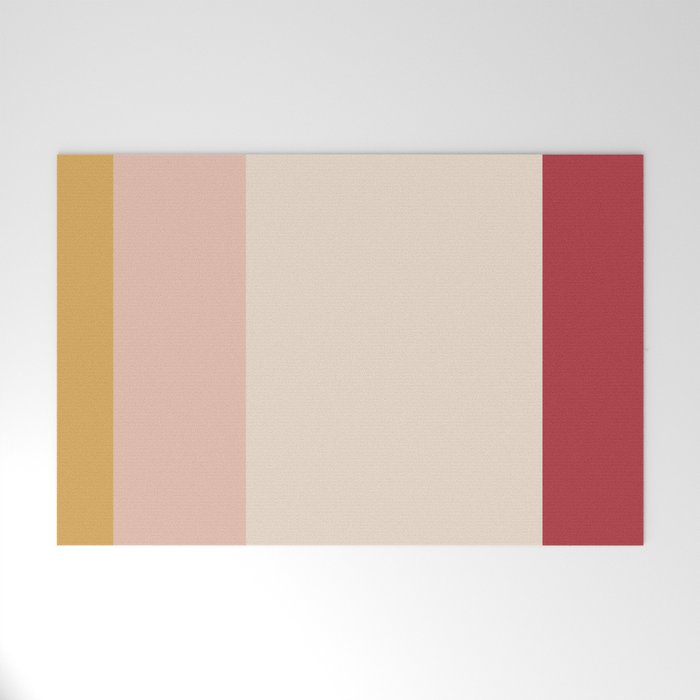 Contemporary Color Block II Welcome Mat Gallery Image 1