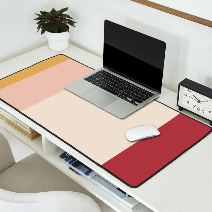 Contemporary Color Block II Desk Mat Gallery Image 2