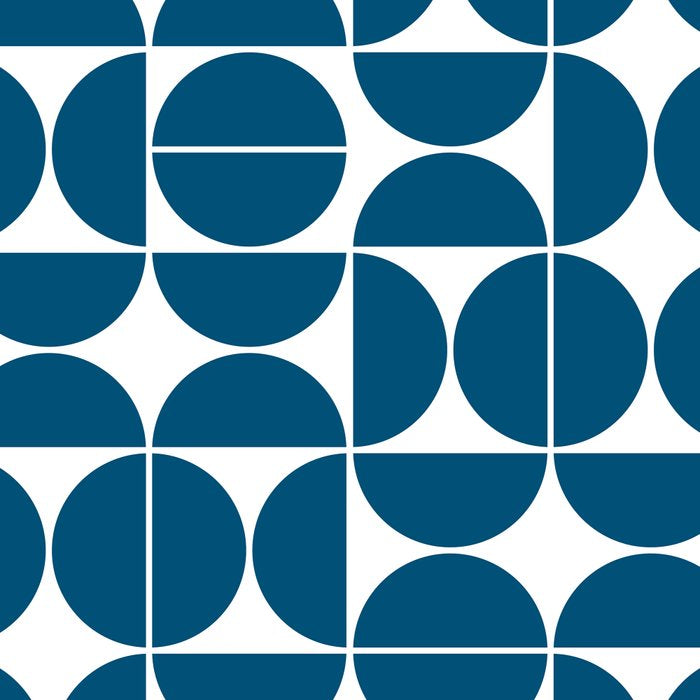 Mid Century Modern Geometric 04 Blue Coffee Mug Gallery Image 2