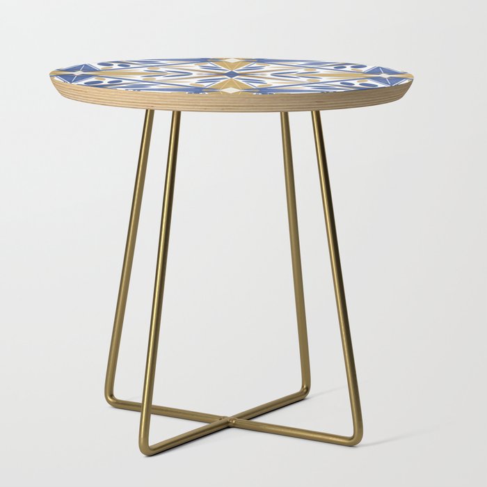 Geometric modern tile B Side Table Gallery Image 1