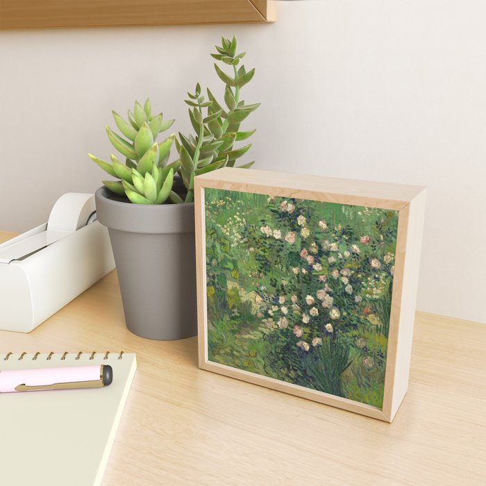 Vincent Van Gogh,Blooming Rose Bush Mini Art Print Gallery Image 2