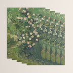 Vincent Van Gogh,Blooming Rose Bush Wrapping Paper Gallery Image 3