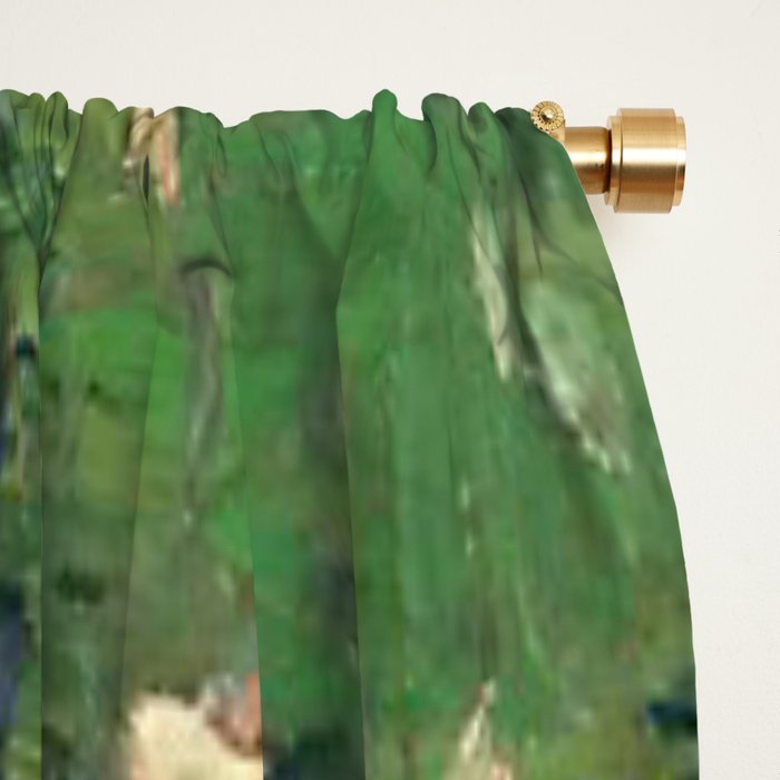 Vincent Van Gogh,Blooming Rose Bush Window Curtain Gallery Image 2