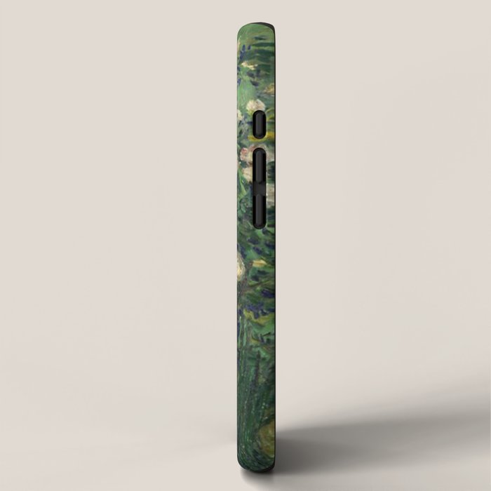 Vincent Van Gogh,Blooming Rose Bush iPhone Case Gallery Image 2