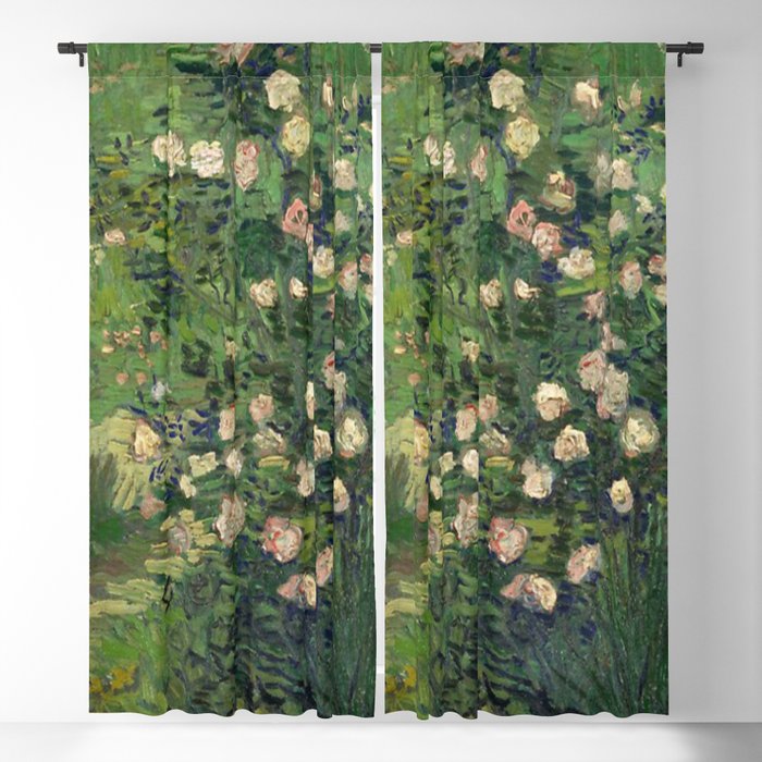 Vincent Van Gogh,Blooming Rose Bush Window Curtain Gallery Image 5