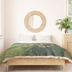 Vincent Van Gogh,Blooming Rose Bush Duvet Cover Gallery Image 3