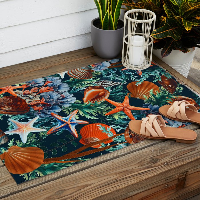 Bottom of the Ocean Outdoor Rug Gallery Image 2
