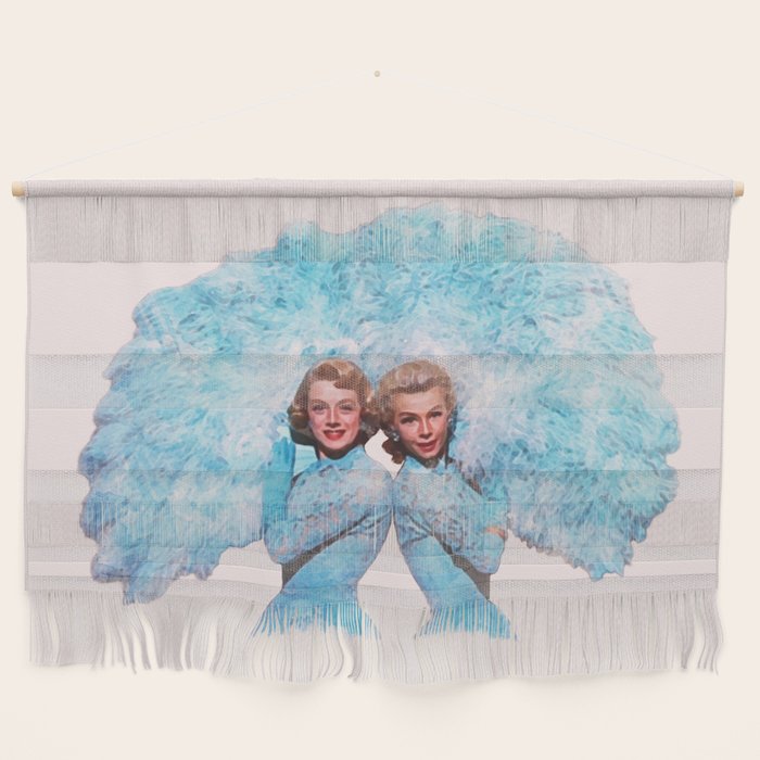 Sisters - White Christmas - Watercolor Wall Hanging Gallery Image 1