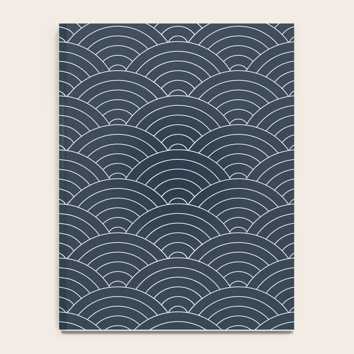 Waves (Annapolis Blue) Notebook Gallery Image 4