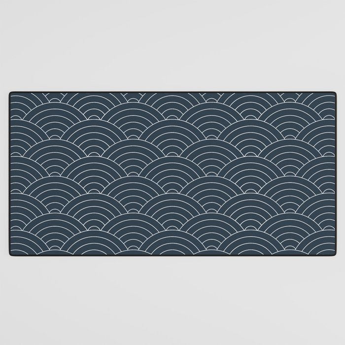 Waves (Annapolis Blue) Desk Mat Gallery Image 3