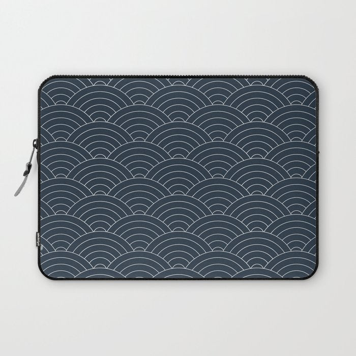 Waves (Annapolis Blue) Laptop Sleeve Gallery Image 1