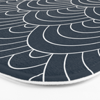 Waves (Annapolis Blue) Bath Mat Gallery Image 3