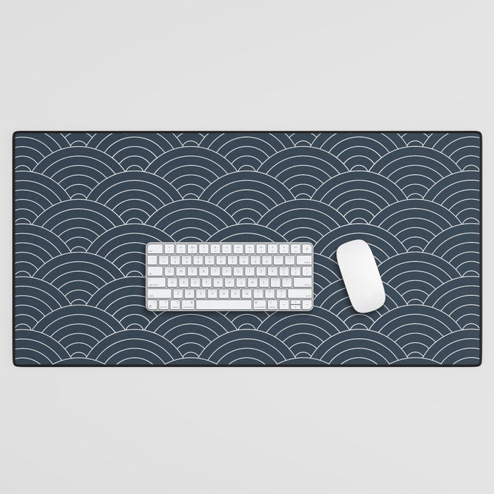 Waves (Annapolis Blue) Desk Mat Gallery Image 1