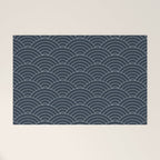 Waves (Annapolis Blue) Welcome Mat Gallery Image 1