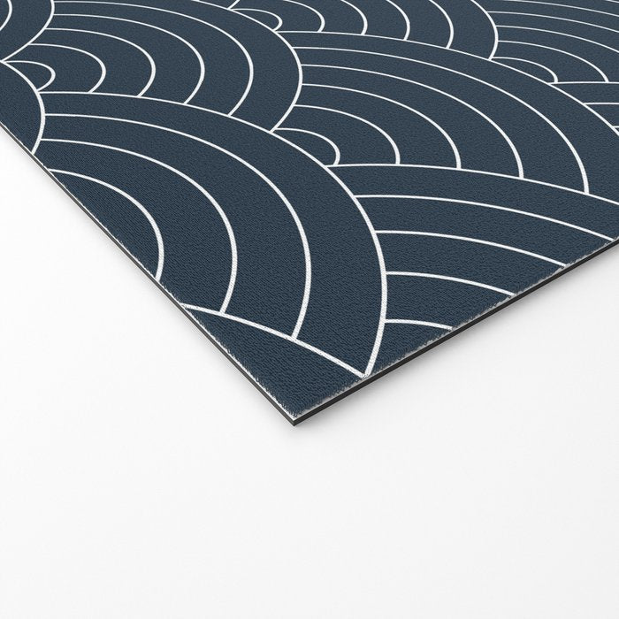 Waves (Annapolis Blue) Welcome Mat Gallery Image 2