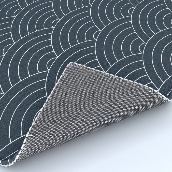 Waves (Annapolis Blue) Rug Gallery Image 4