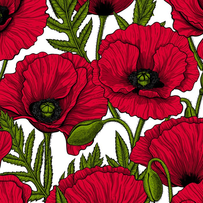 Red Poppy garden 2 Coffee Mug Gallery Image 2
