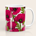 Red Poppy garden 2 Coffee Mug Gallery Image 1