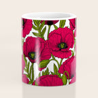 Red Poppy garden 2 Coffee Mug Gallery Image 4