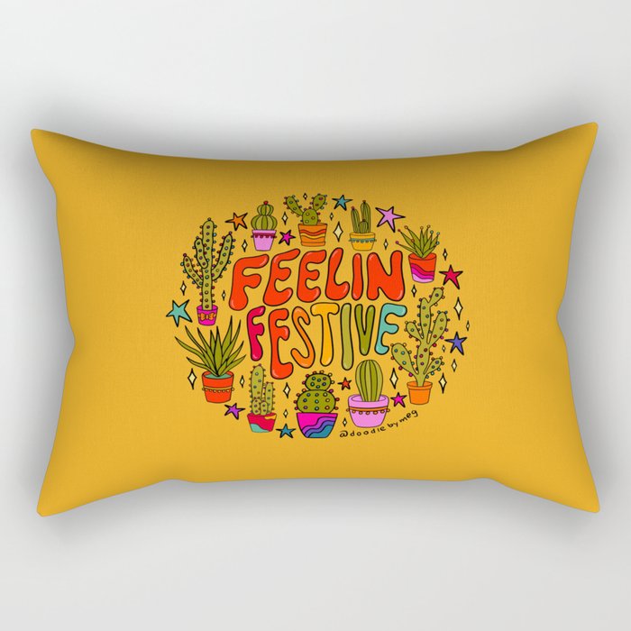 Feelin Festive Rectangular Pillow Gallery Image 2