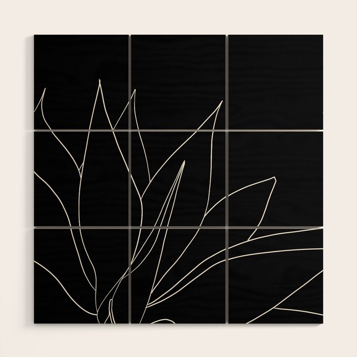 agave Wood Wall Art Gallery Image 1