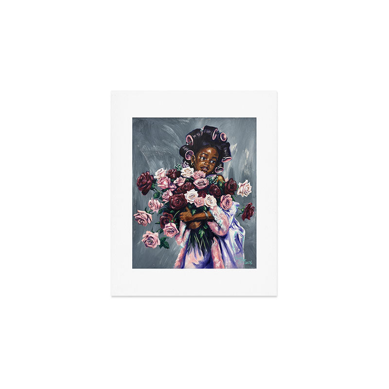 Naturally Princess Roses Art Print Gallery Image 1