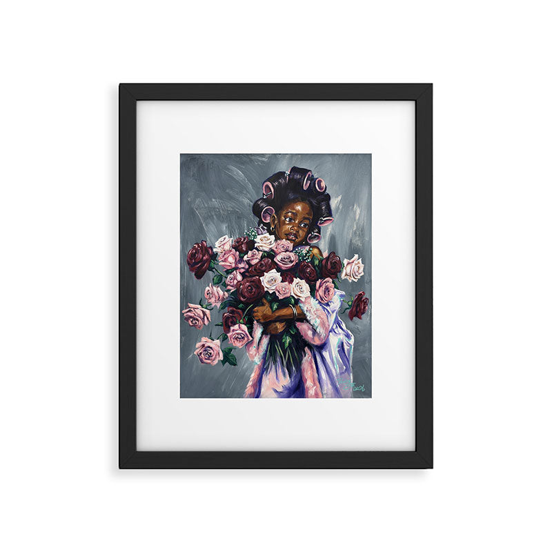 Naturally Princess Roses Framed Art Print Gallery Image 5