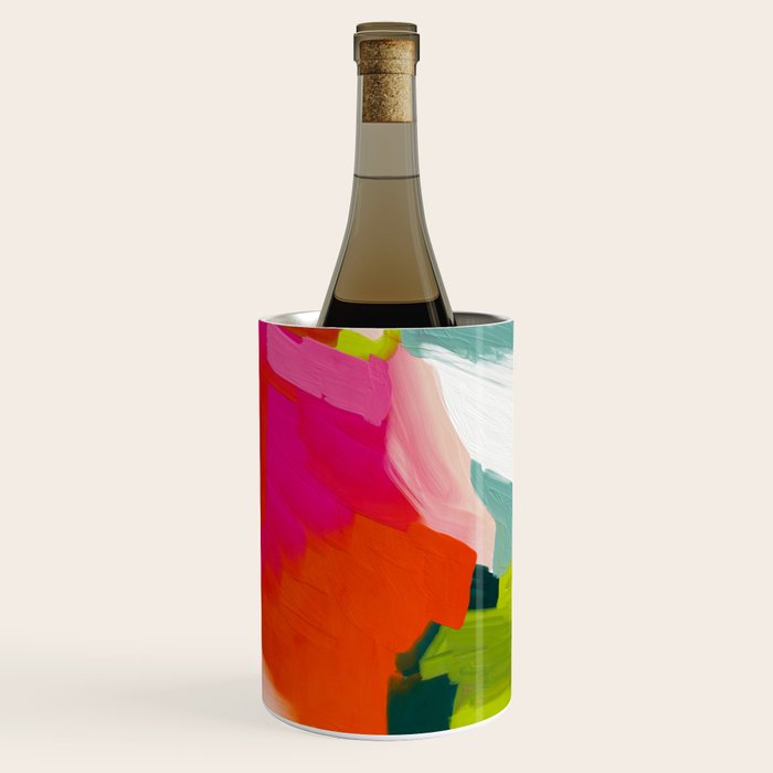 abstract pink art Wine Chiller Gallery Image 1