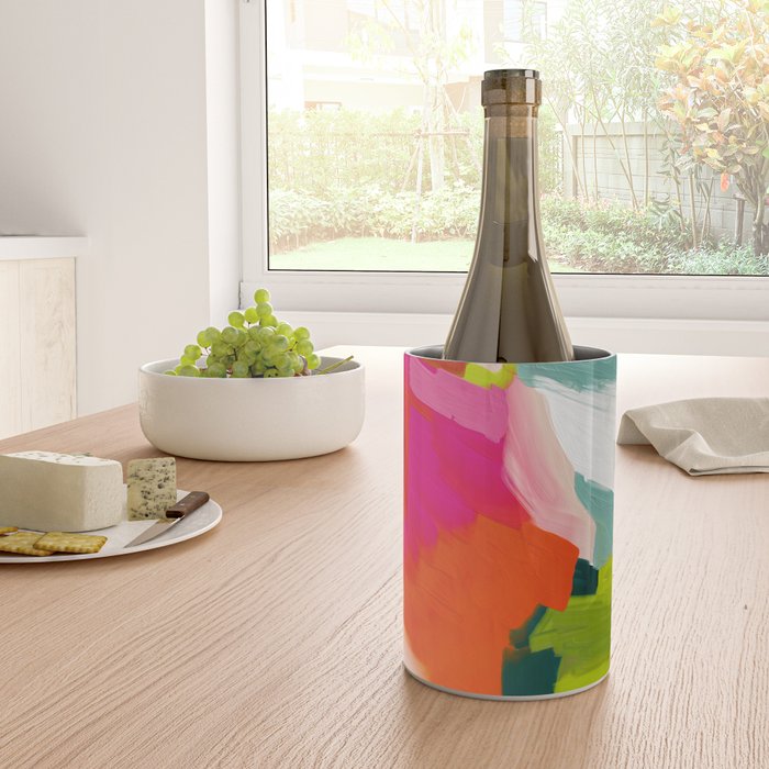 abstract pink art Wine Chiller Gallery Image 4