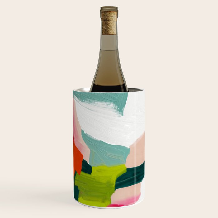 abstract pink art Wine Chiller Gallery Image 3