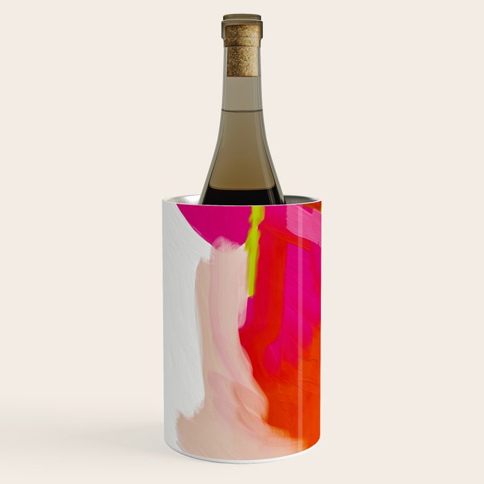 abstract pink art Wine Chiller Gallery Image 2