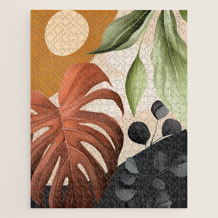Abstract Tropical Art 20 Jigsaw Puzzle Gallery Image 1