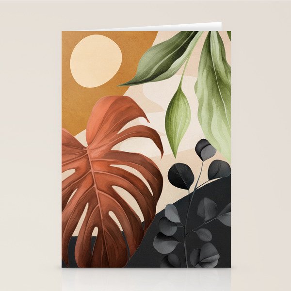 Abstract Tropical Art 20 Stationery Card Gallery Image 2