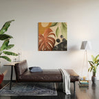 Abstract Tropical Art 20 Wood Wall Art Gallery Image 2
