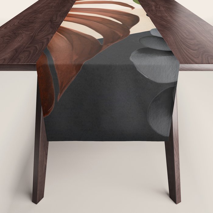 Abstract Tropical Art 20 Table Runner Gallery Image 1