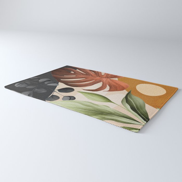 Abstract Tropical Art 20 Rug Gallery Image 3