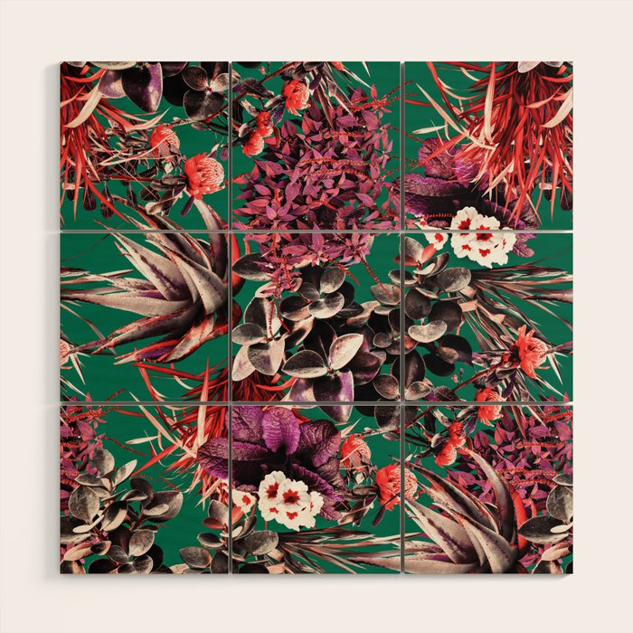 Exotic Garden III Wood Wall Art Gallery Image 1