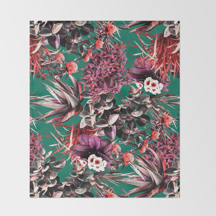 Exotic Garden III Throw Blanket Gallery Image 2