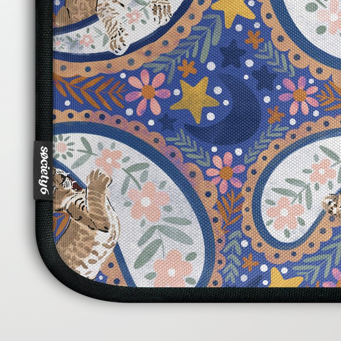 Leopard Cubs Starry Night Laptop Sleeve Gallery Image 3