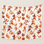 Body Positive. Women in summer swimsuits Wall Tapestry Gallery Image 4