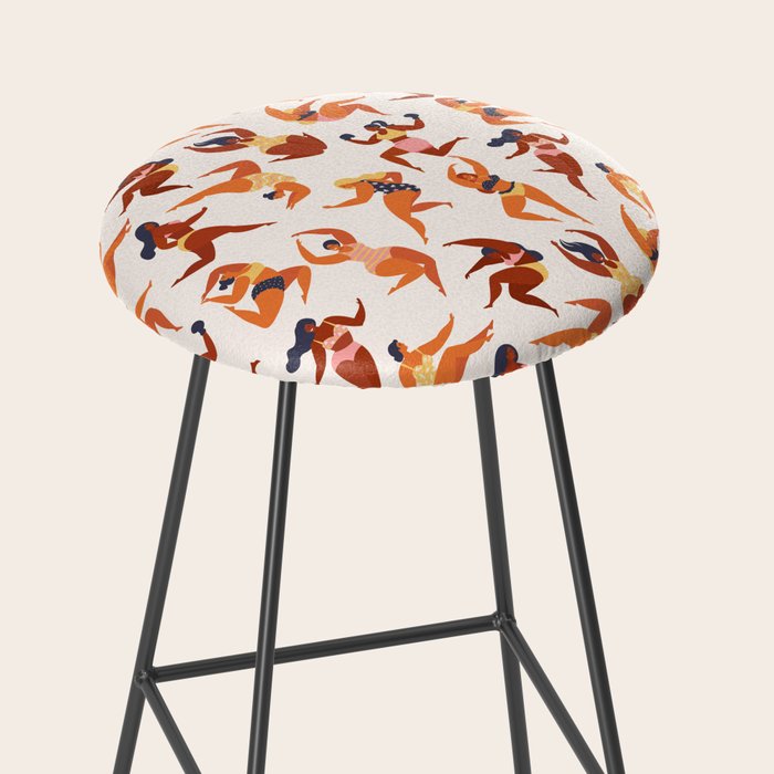 Body Positive. Women in summer swimsuits Stool Gallery Image 2