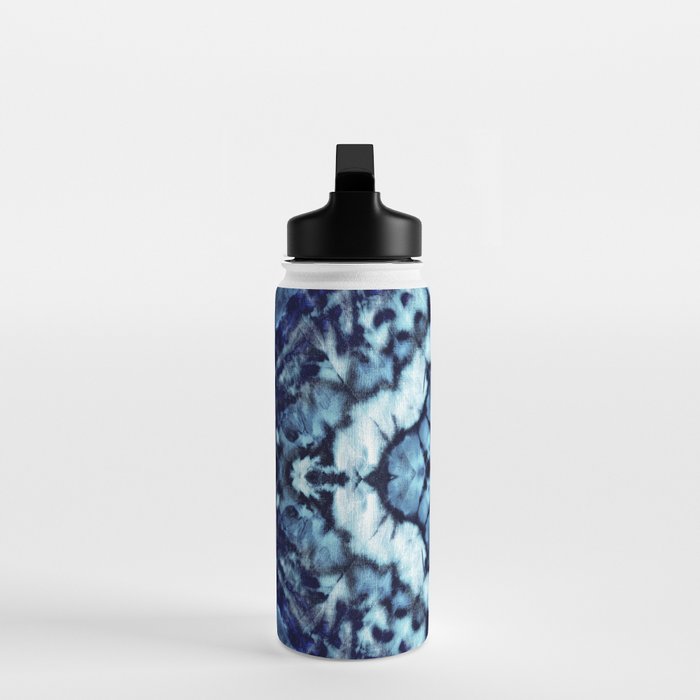 Tie Dye Linen Ikat Water Bottle Gallery Image 3