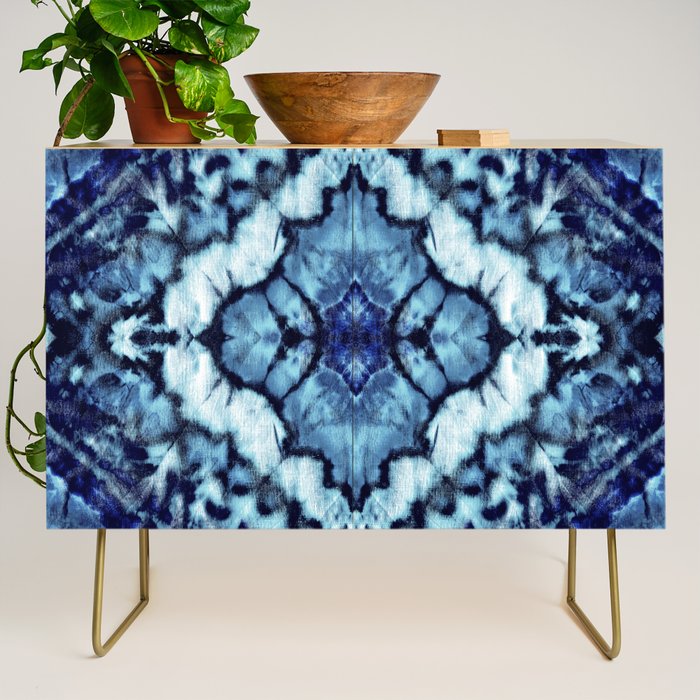 Tie Dye Linen Ikat Credenza Gallery Image 1