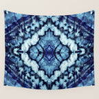 Tie Dye Linen Ikat Wall Tapestry Gallery Image 4