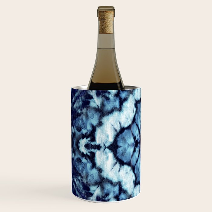Tie Dye Linen Ikat Wine Chiller Gallery Image 2