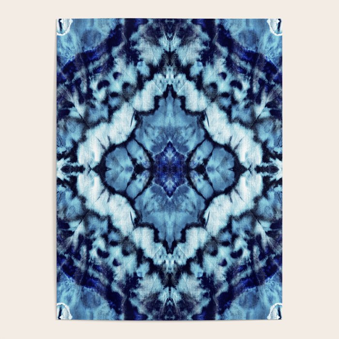 Tie Dye Linen Ikat Poster Gallery Image 4