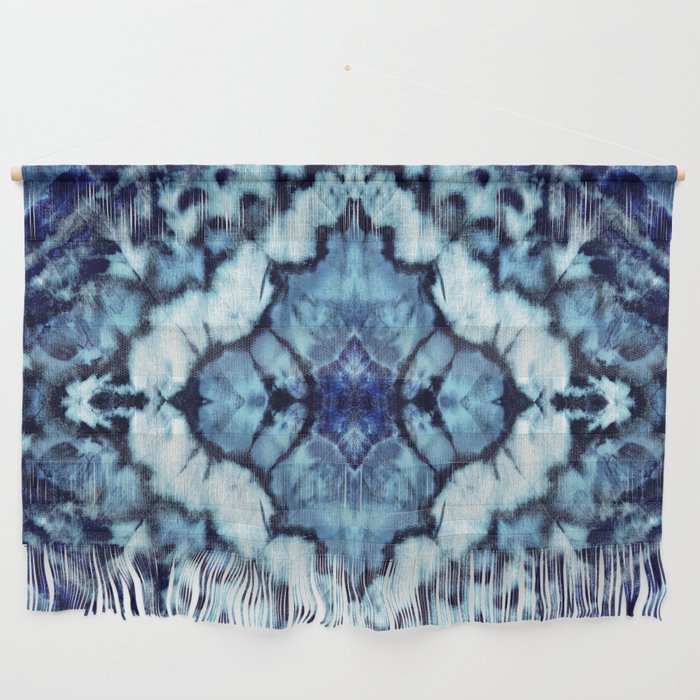 Tie Dye Linen Ikat Wall Hanging Gallery Image 1